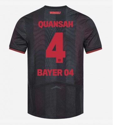 Bayer Leverkusen Jarell Quansah #4 Hjemmebanetrøje 2025-26 Kortærmet
